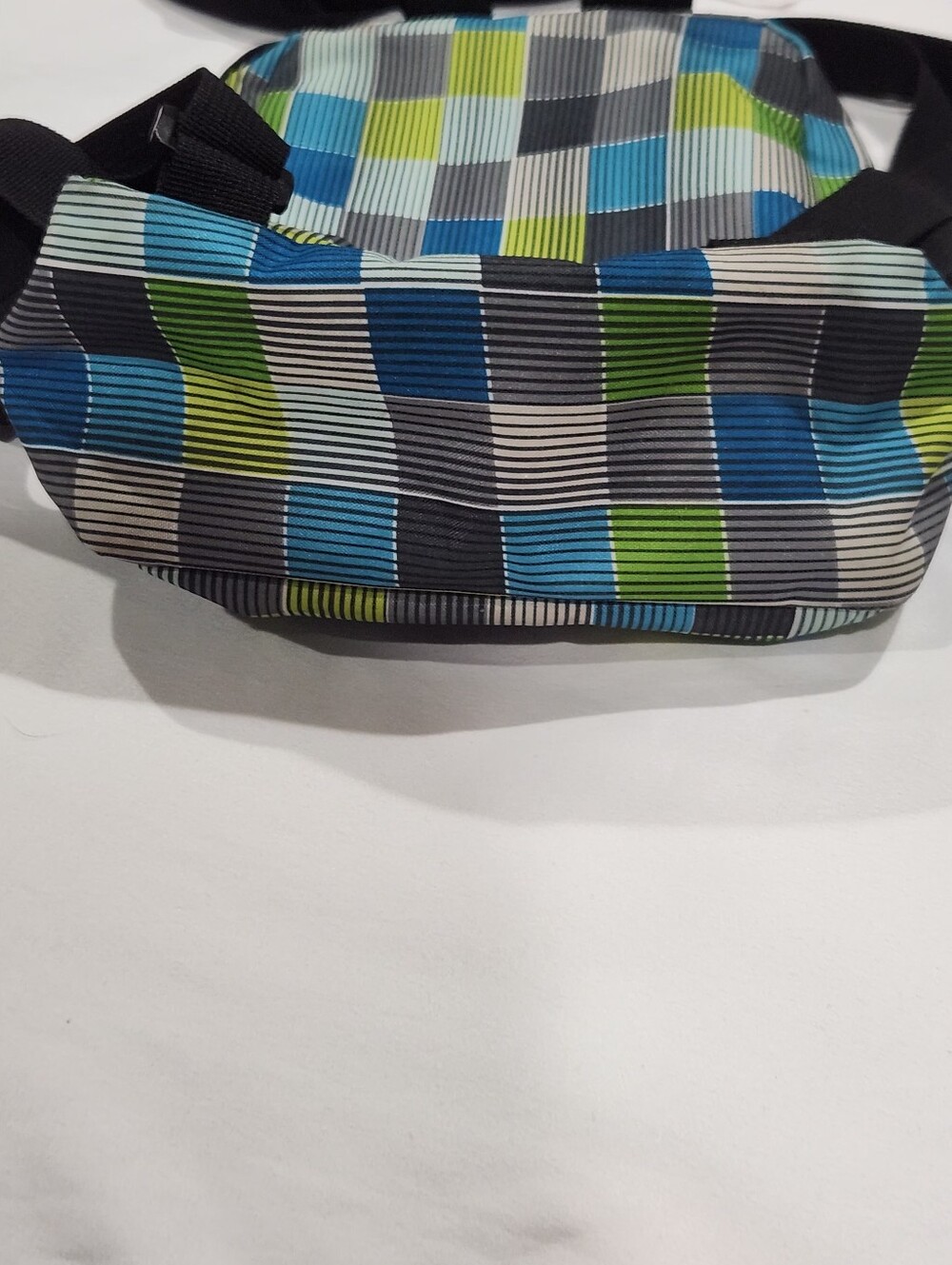 Dickies Blue & Green Plaid Mini Backpack Adjustable Straps - Picture 8 of 8